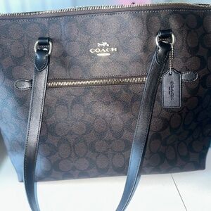 Authentic Coach gallery tote